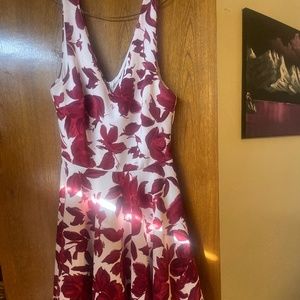 Flower mini dress